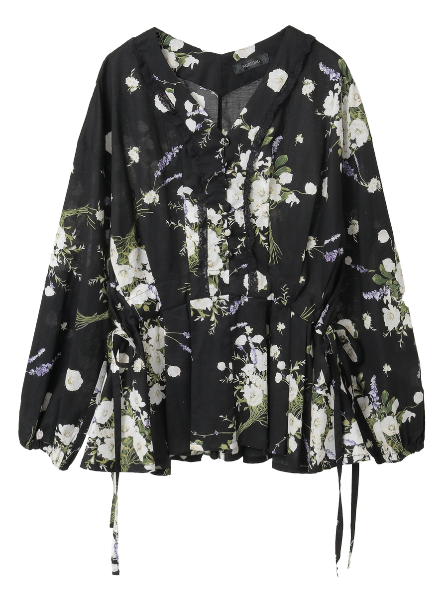 アネモネpt.ブラウス 詳細画像 クロ 1