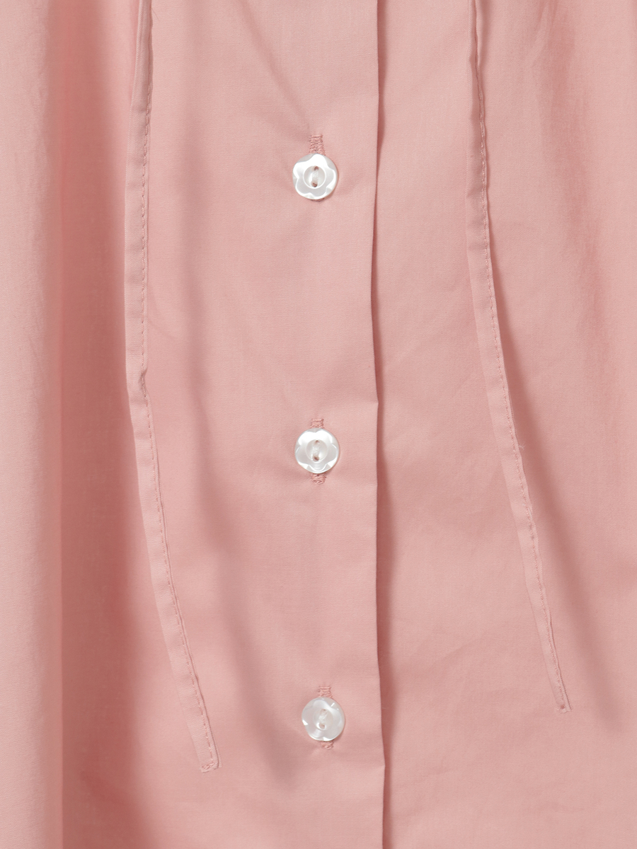 【INGEBORG Blanche (インゲボルグ ブランシェ)】タイプライターギャザーブラウス 詳細画像 パープル 6