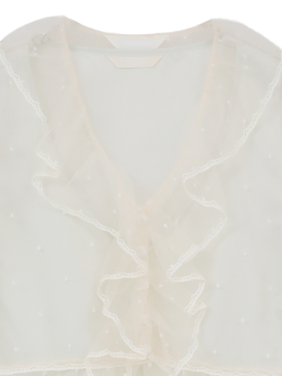 オリジナルローズチュールブラウス 詳細画像 クロ 3