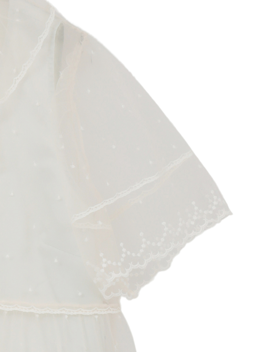 オリジナルローズチュールブラウス 詳細画像 クロ 4