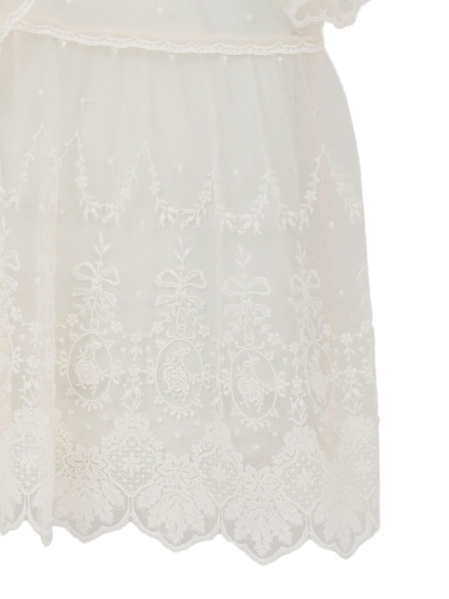 オリジナルローズチュールブラウス 詳細画像 クロ 5