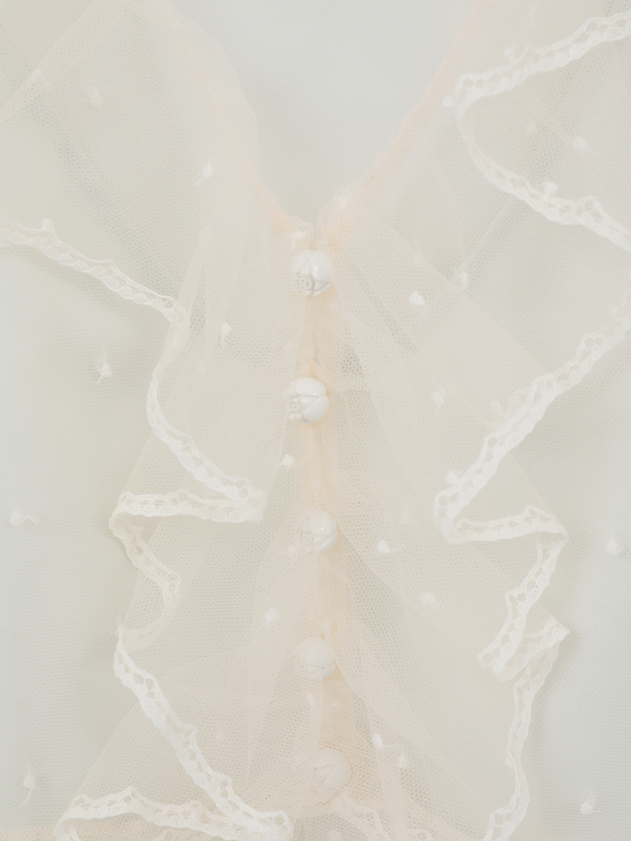 オリジナルローズチュールブラウス 詳細画像 クロ 6