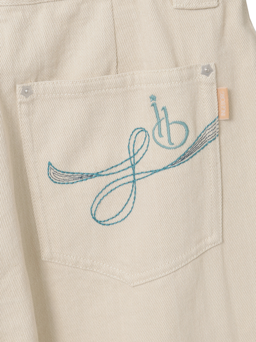 9ozデニムベイカーパンツ 詳細画像 ブルー 6