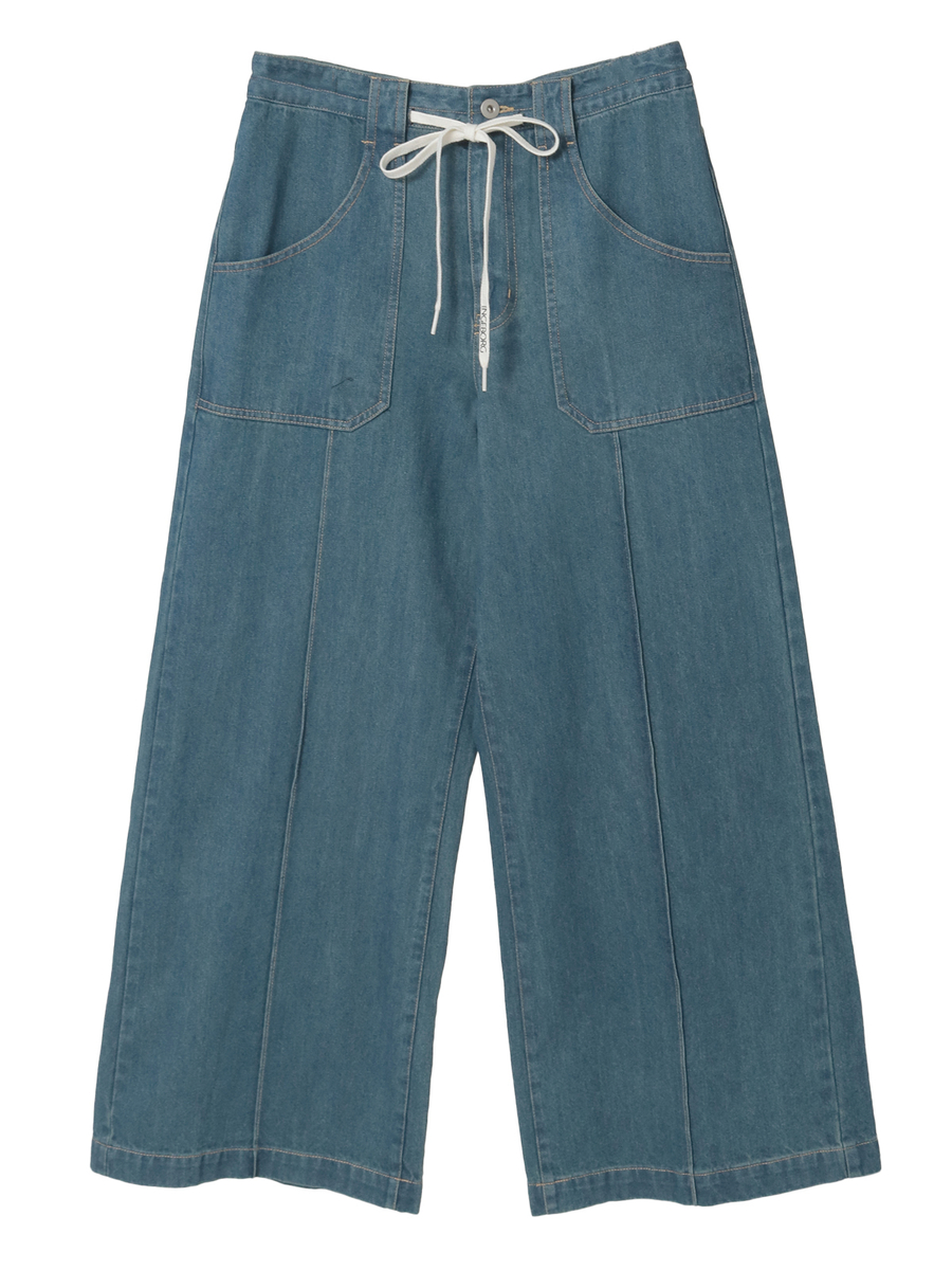 9ozデニムベイカーパンツ 詳細画像 ブルー 1