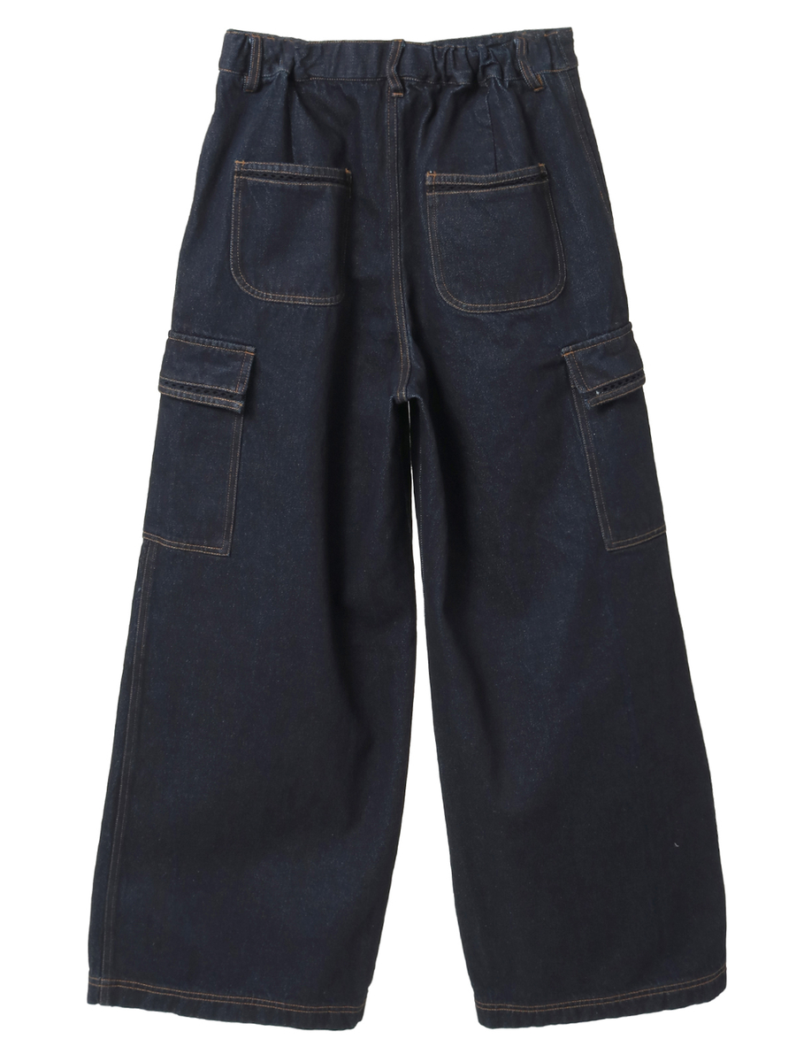 デニムカーゴパンツ 詳細画像 クロ 2