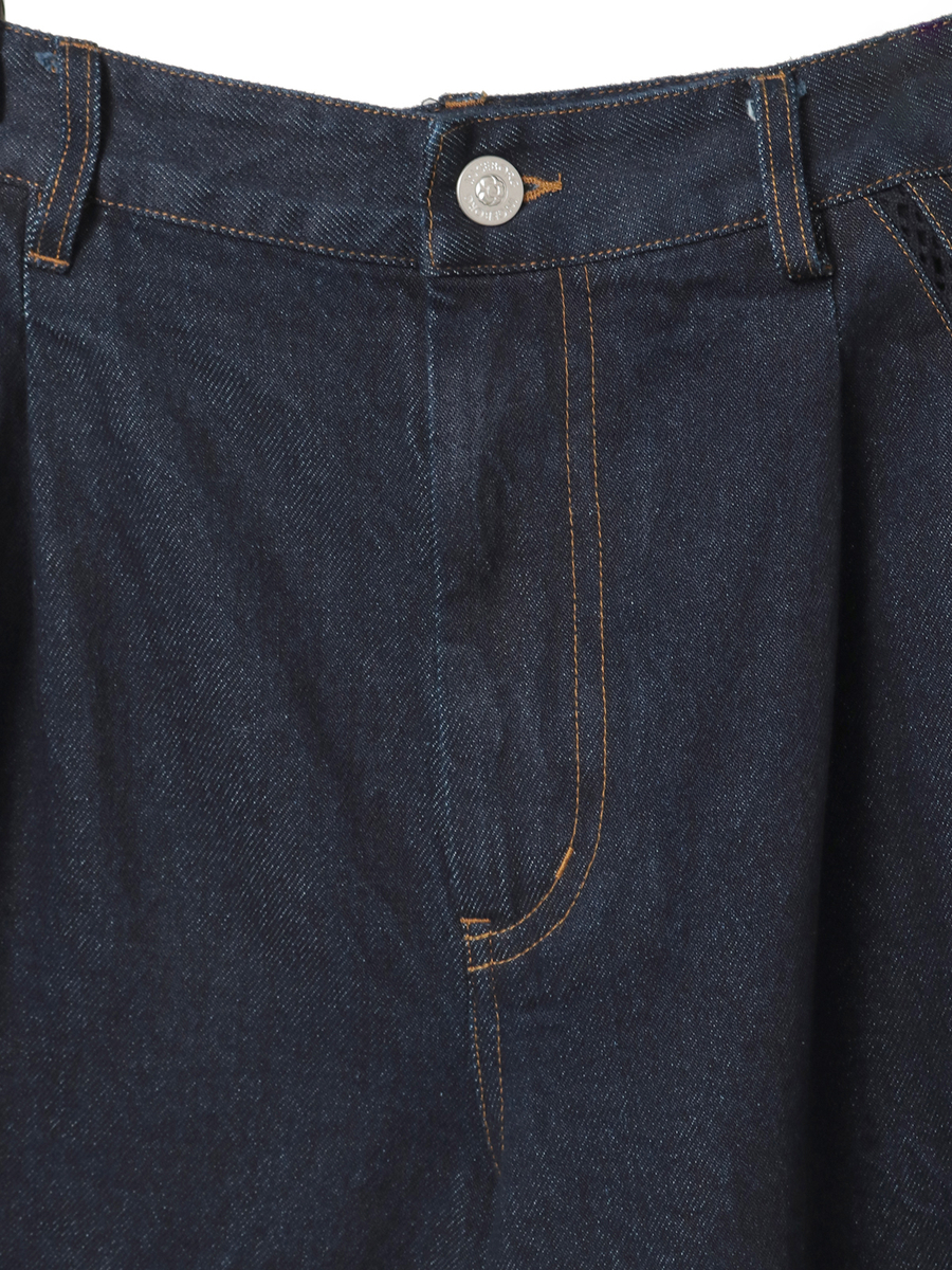 デニムカーゴパンツ 詳細画像 クロ 3