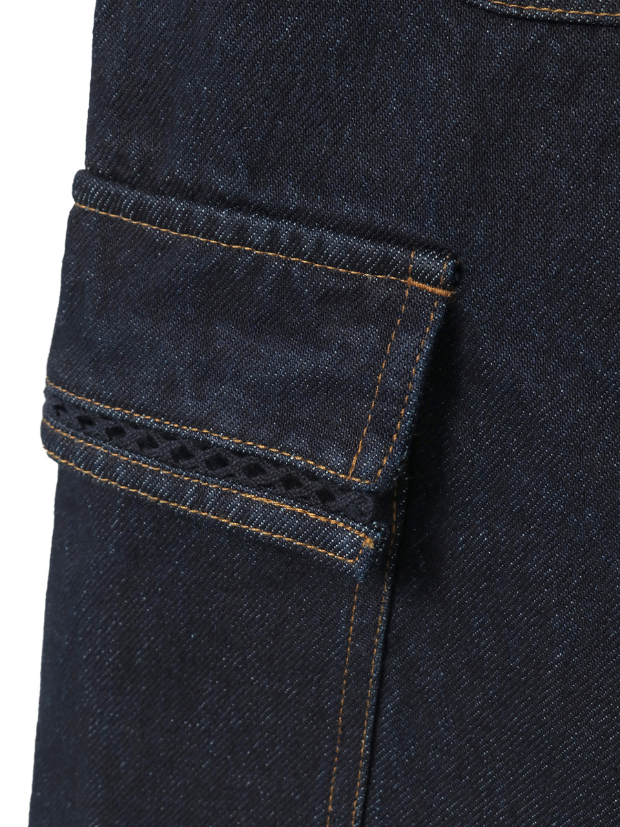 デニムカーゴパンツ 詳細画像 クロ 6