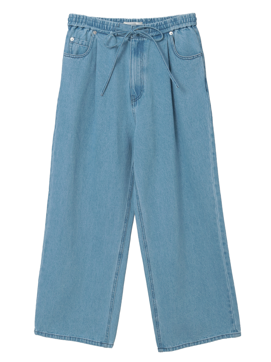 10ozデニムストレートパンツ 詳細画像 ブリーチ 1