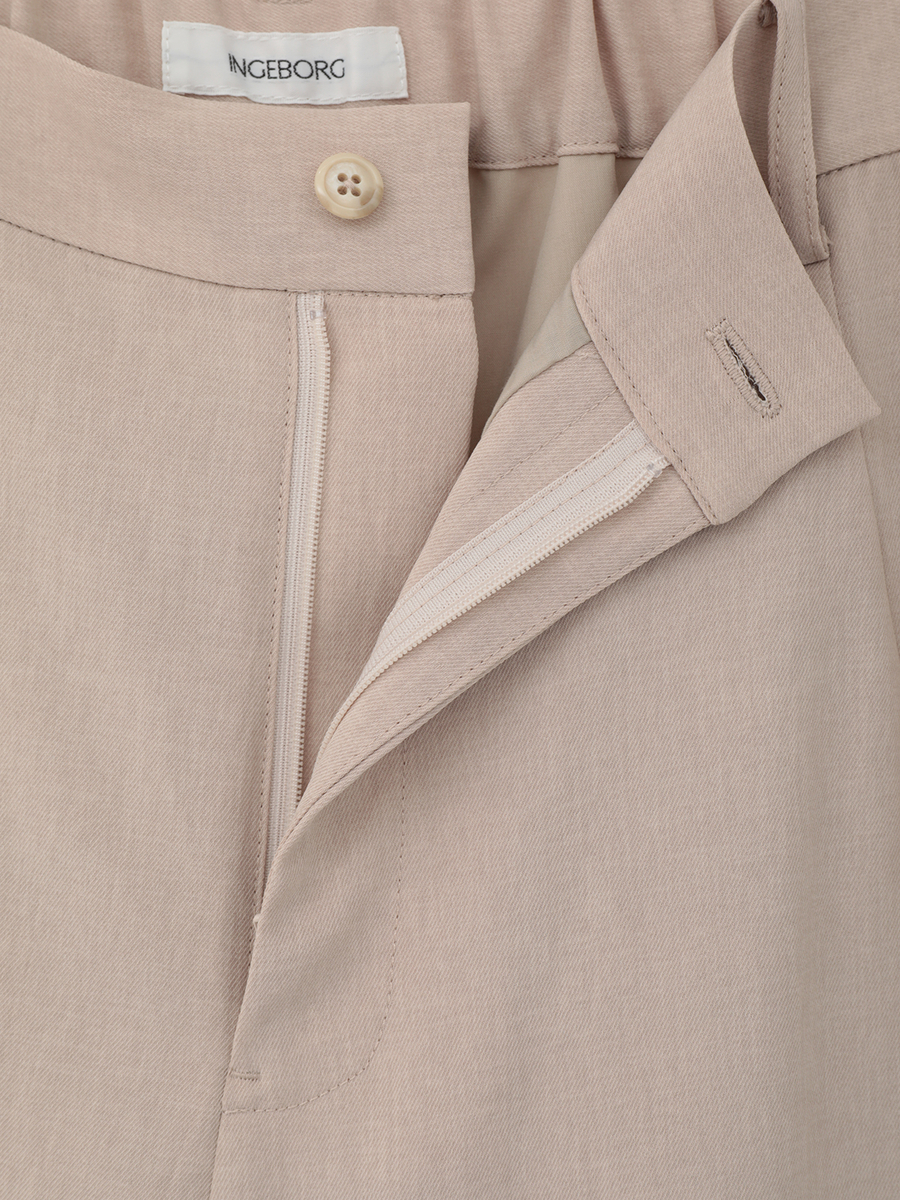 透かしコード刺繍ワイドパンツ 詳細画像 シロ 4