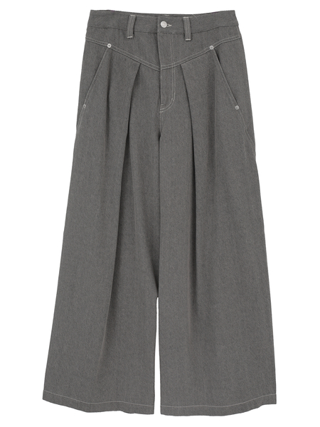 9.5ozデニムタックパンツ