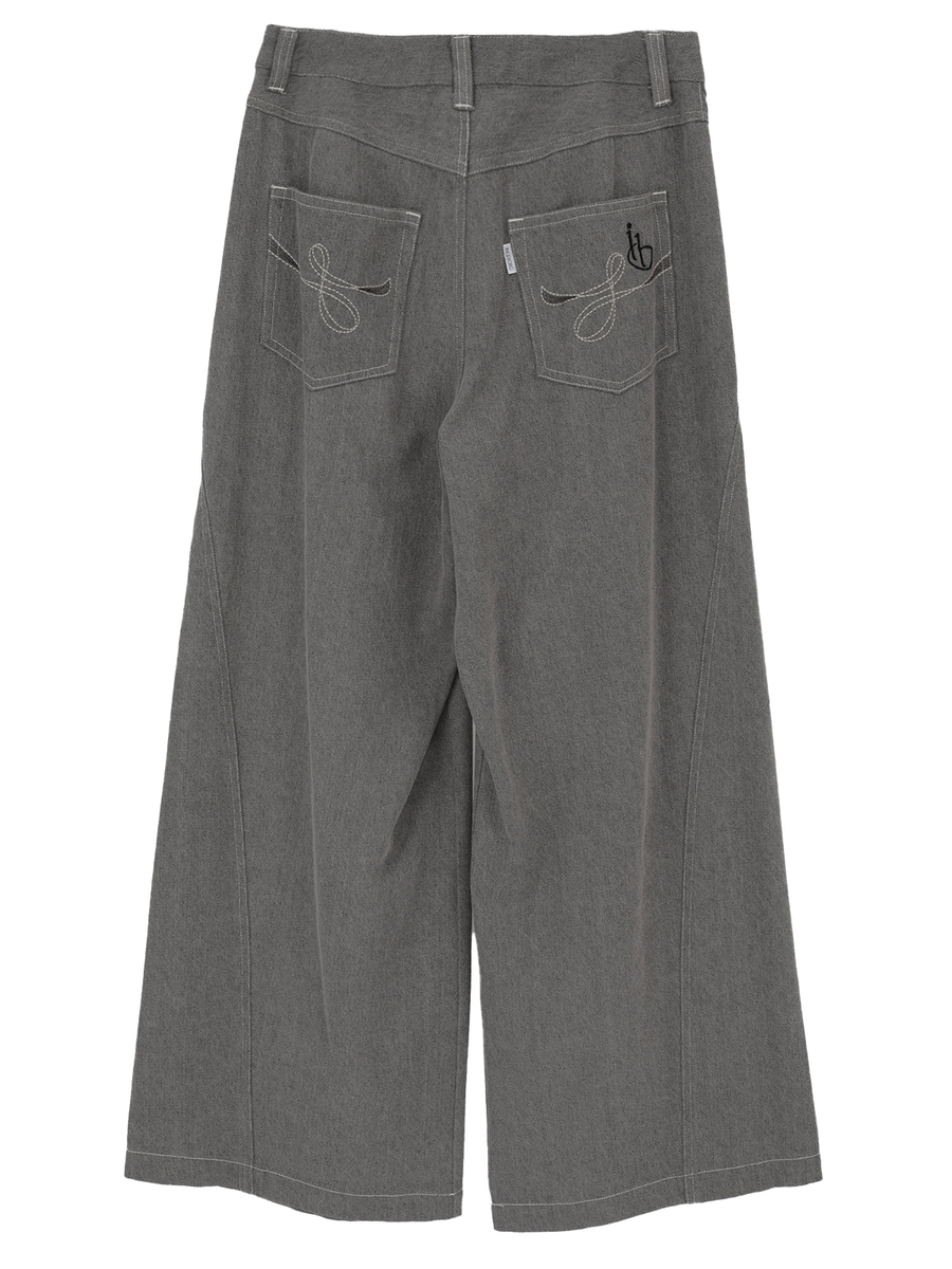 9.5ozデニムタックパンツ 詳細画像 インディゴ 2