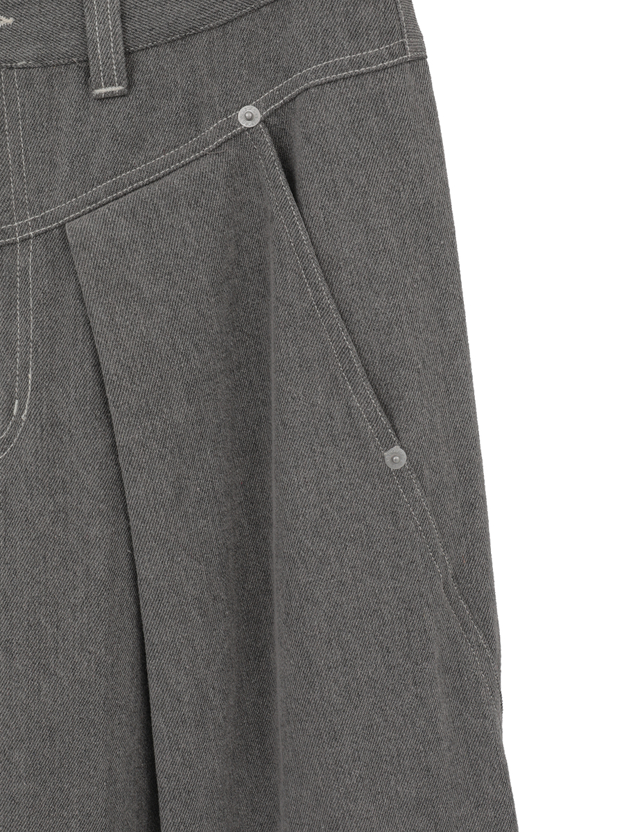 9.5ozデニムタックパンツ 詳細画像 インディゴ 5