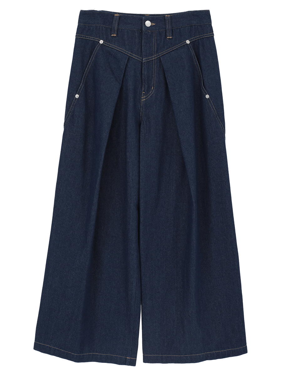 9.5ozデニムタックパンツ 詳細画像 インディゴ 1