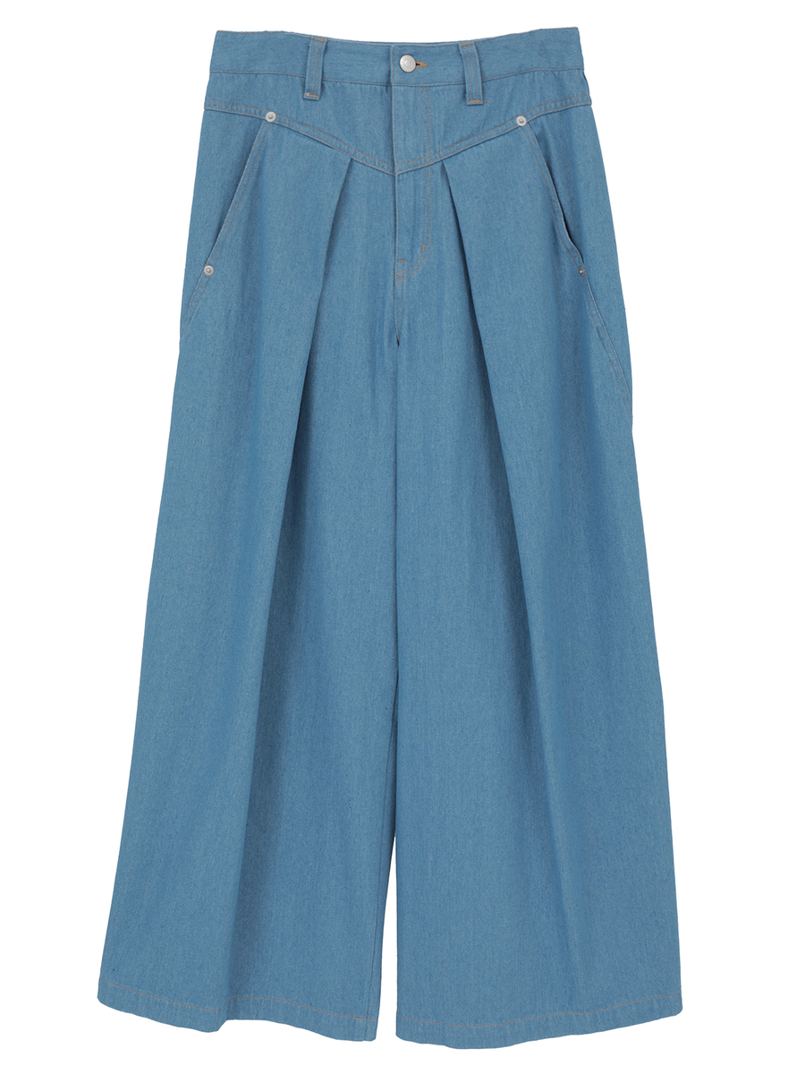 9.5ozデニムタックパンツ 詳細画像 ブリーチ 1