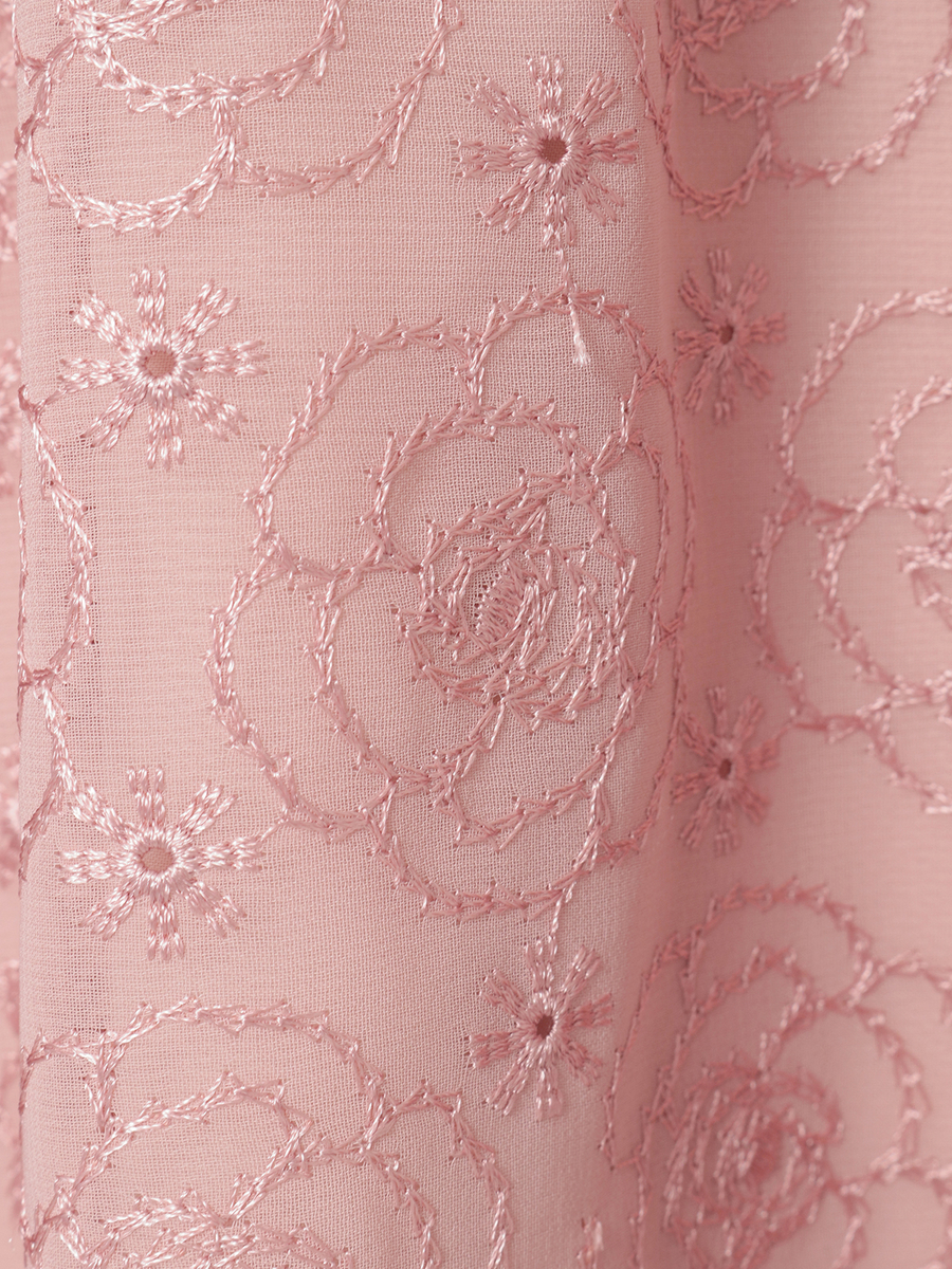 カメリアシフォンレーススカート 詳細画像 クロ 6