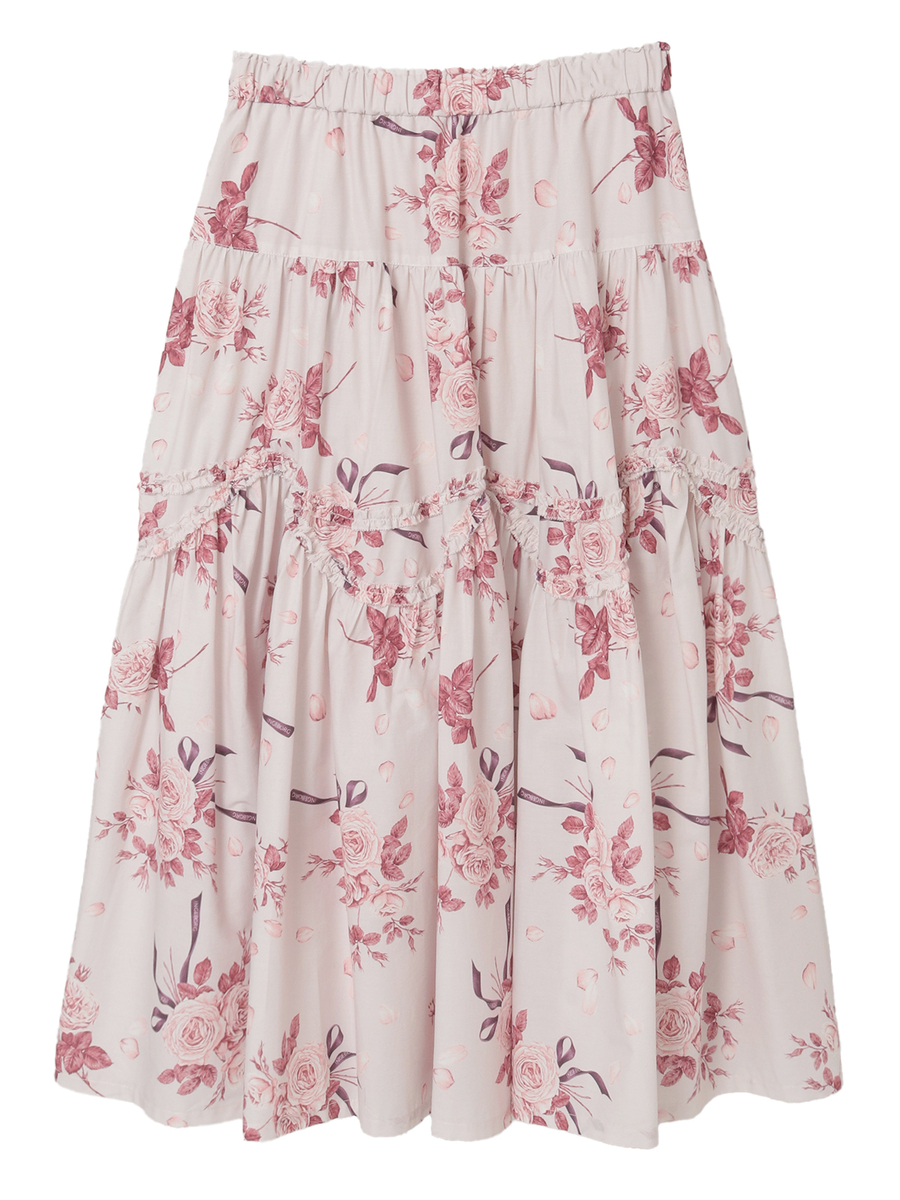 エッチングローズpt.スカート 詳細画像 ローズ 1