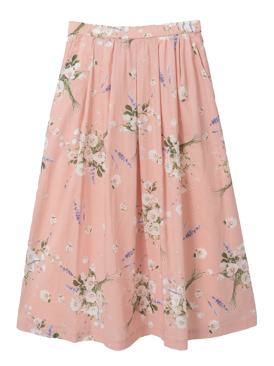 アネモネpt.タックスカート 詳細画像 ピンク 1