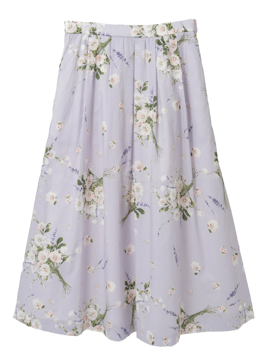 アネモネpt.タックスカート 詳細画像 パープル 1