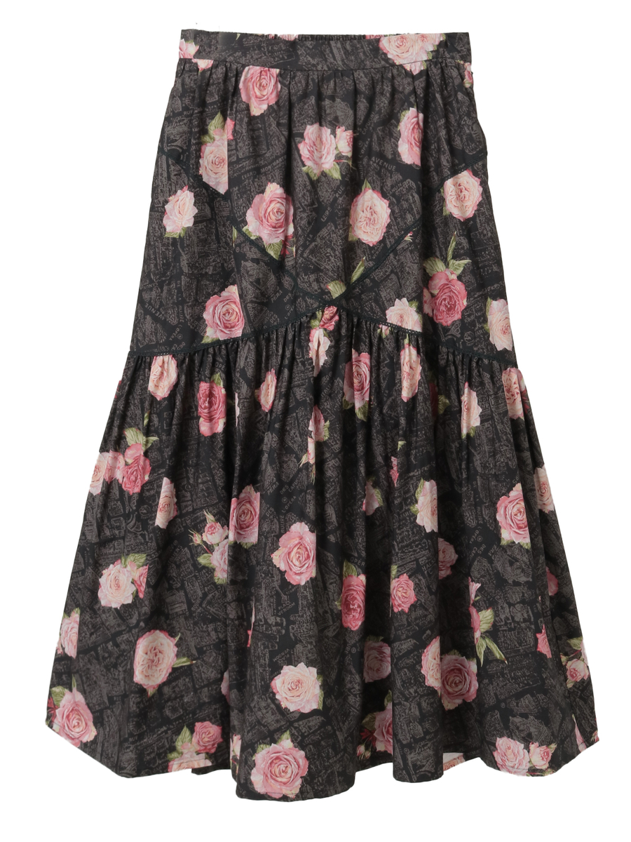 エトワールローズpt.スカート 詳細画像 クロ 1