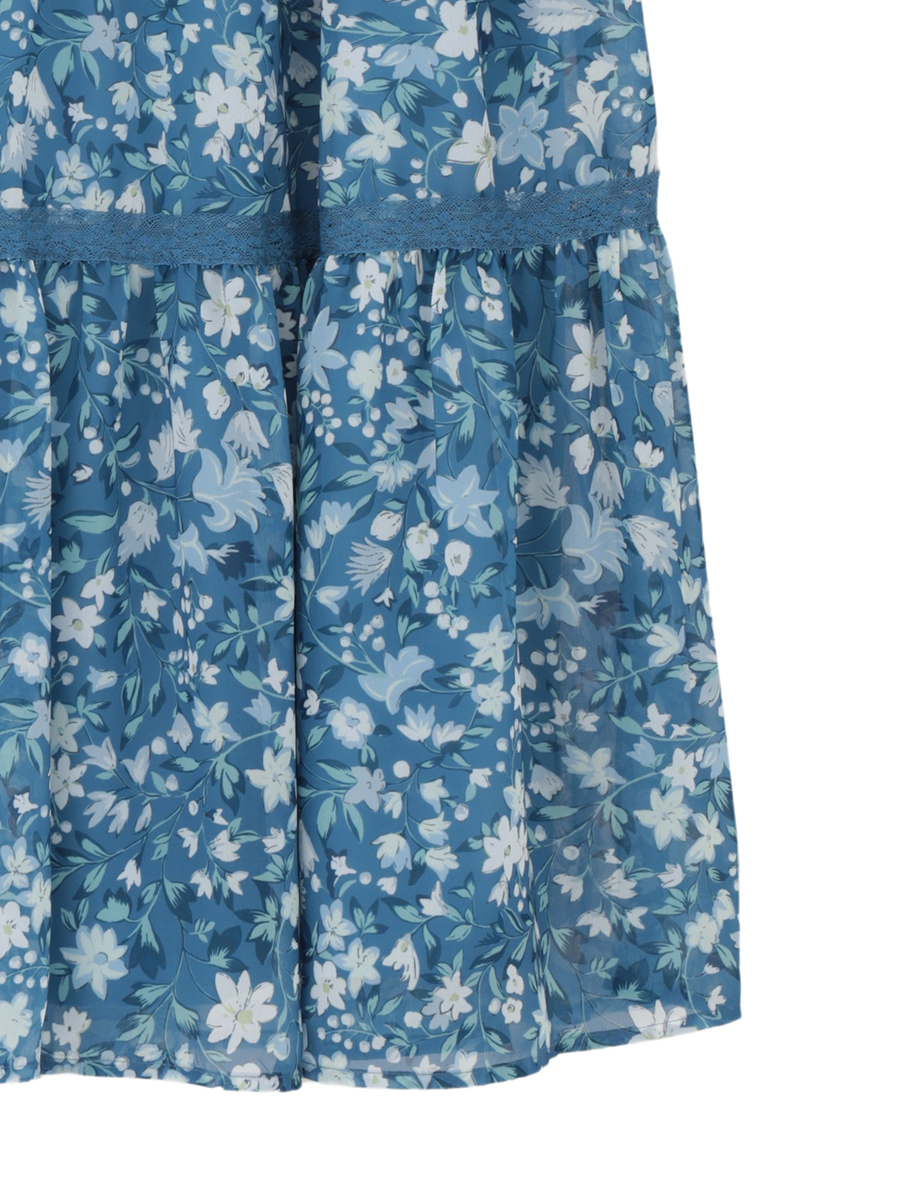 リトルガーデンpt.ティアードスカート 詳細画像 ブルー 5