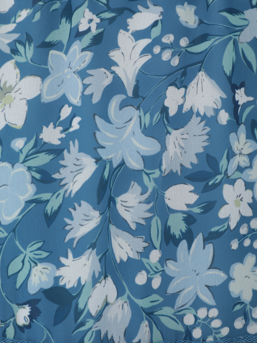 リトルガーデンpt.ティアードスカート 詳細画像 ブルー 7