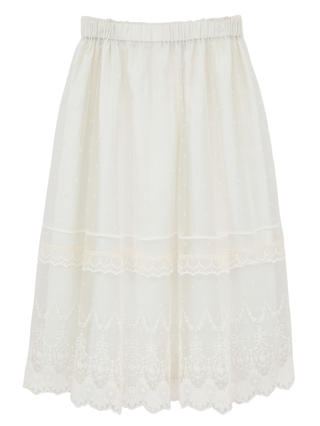 オリジナルローズチュールスカート