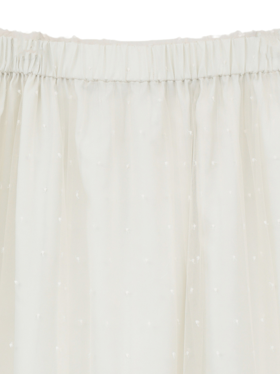 オリジナルローズチュールスカート 詳細画像 シロ 3
