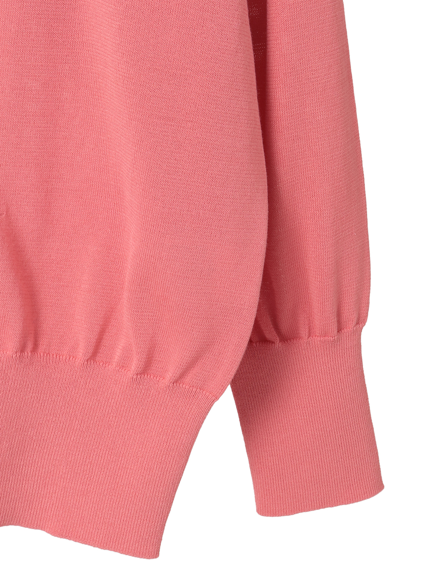 フラワーモチーフ付きニットカーディガン 詳細画像 パープル 4