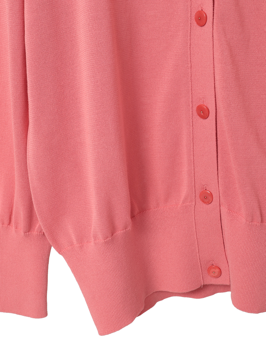 フラワーモチーフ付きニットカーディガン 詳細画像 パープル 5