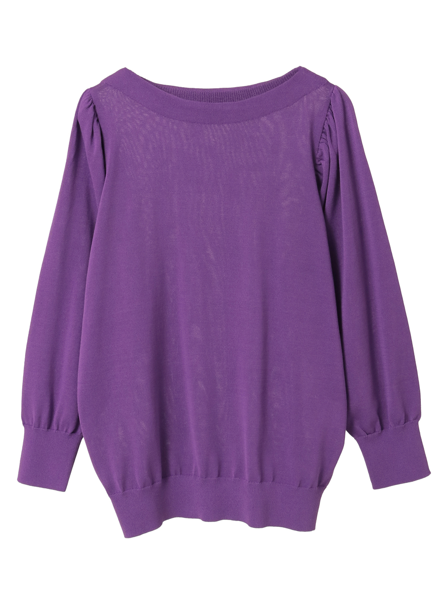 パフスリーブニット 詳細画像 シロ 1