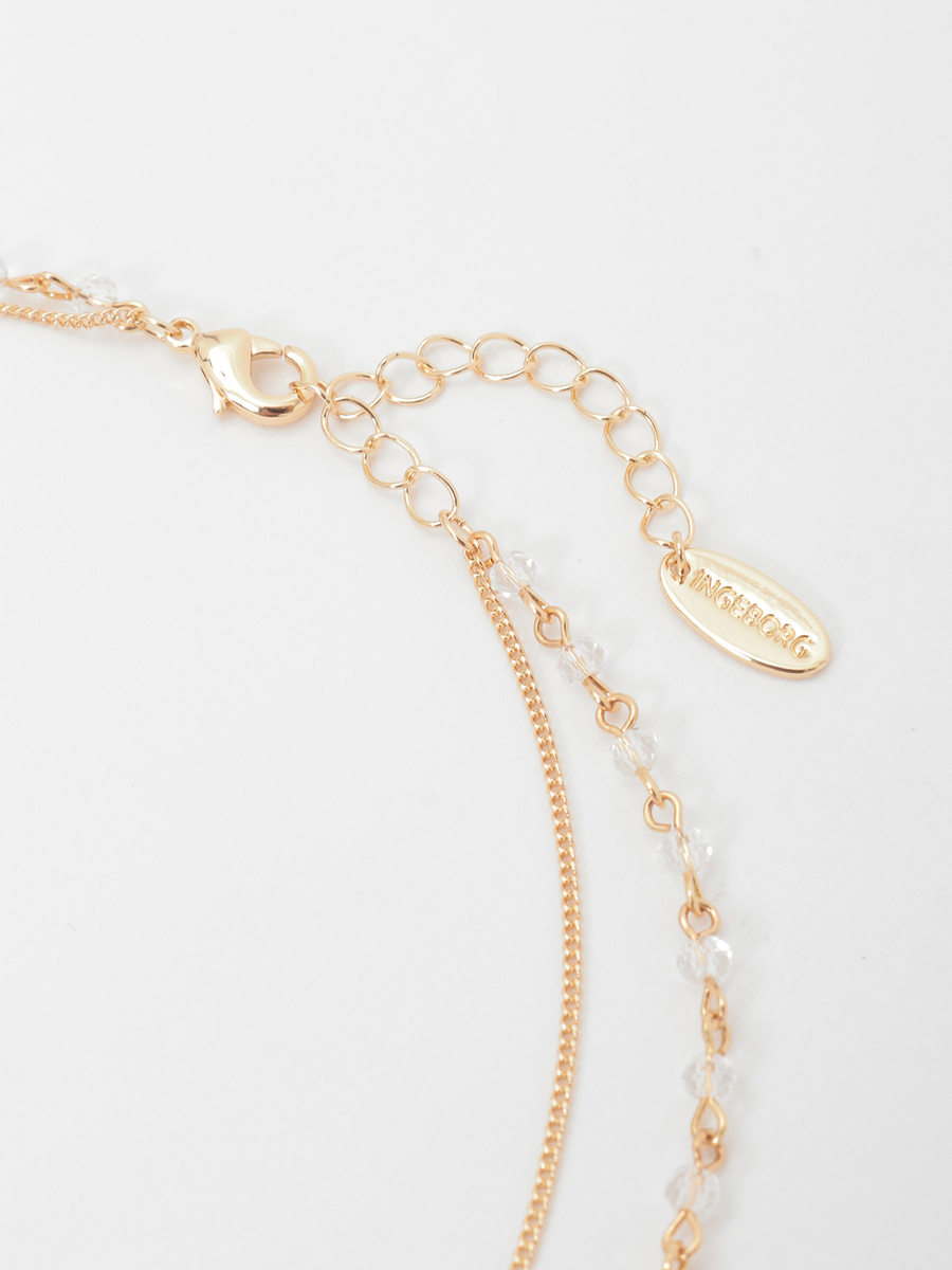 フラワーモチーフネックレス 詳細画像 ゴールド 2