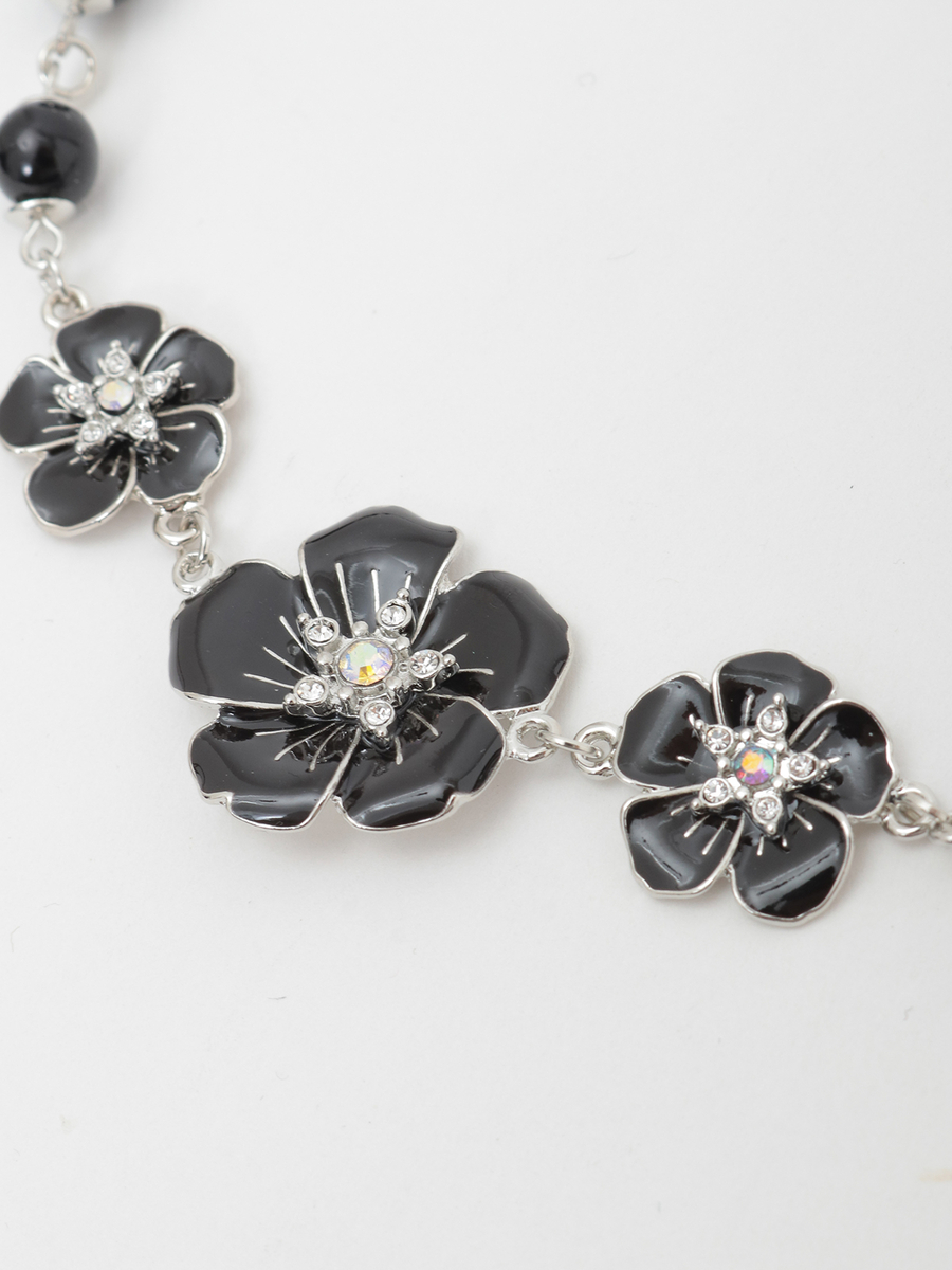 アネモネモチーフネックレス 詳細画像 シルバー 2