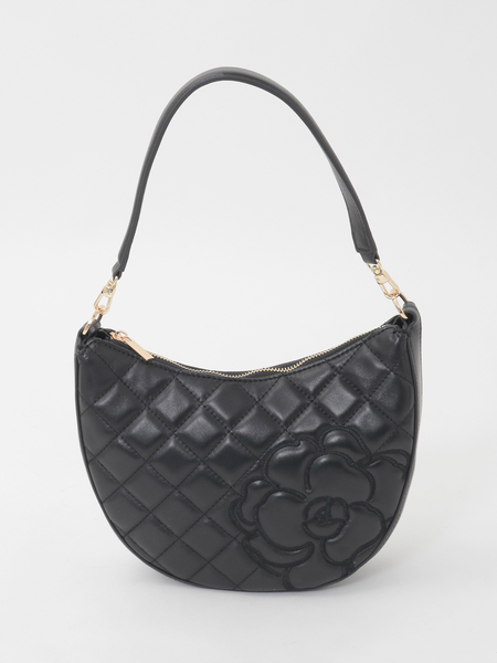 カメリア刺繍レザーバッグ