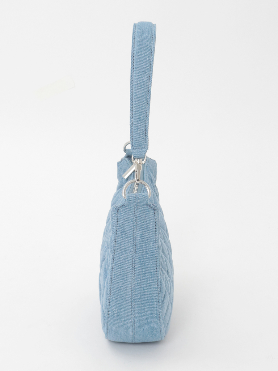 カメリア刺繍デニムバッグ 詳細画像 ブリーチ 2