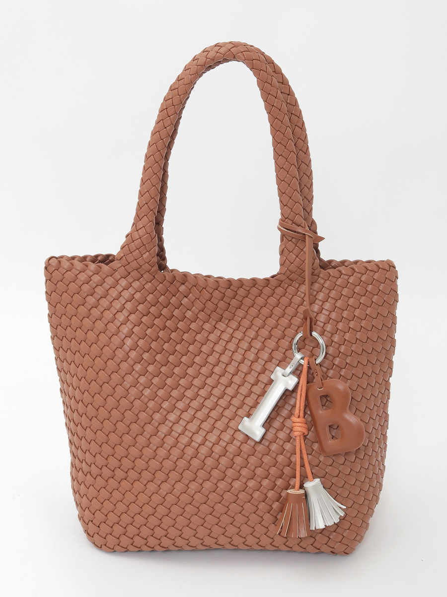 チャーム付きメッシュトートバッグ 詳細画像 クロ 2