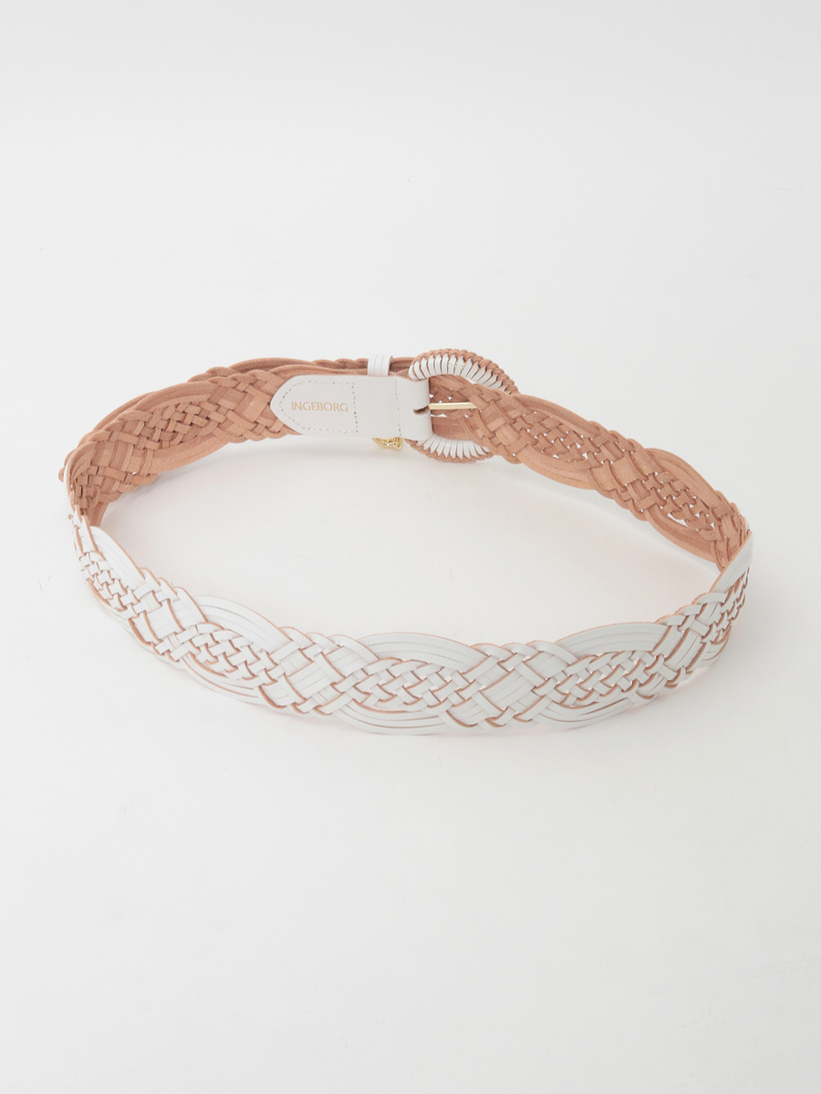 ロゴ入りメッシュベルト 詳細画像 ブラウン 2