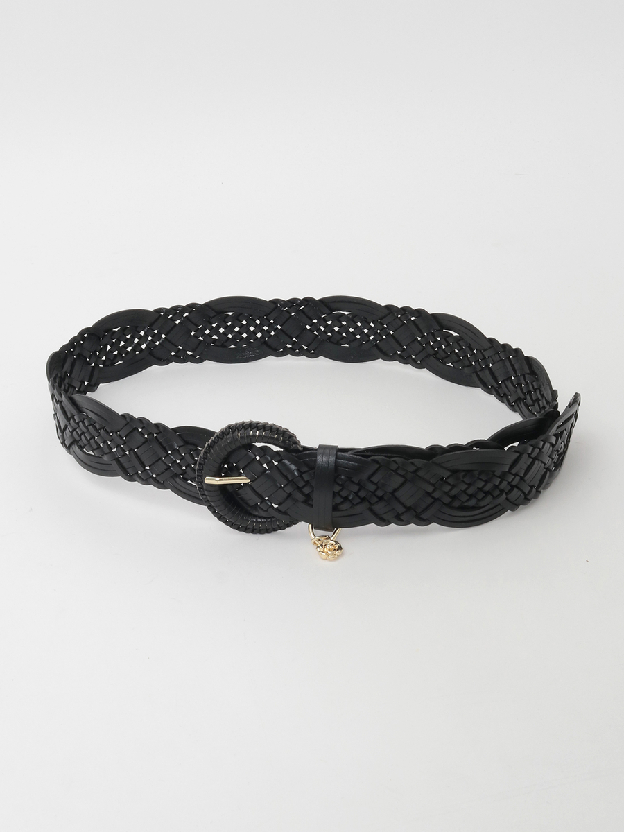 ロゴ入りメッシュベルト 詳細画像 クロ 1