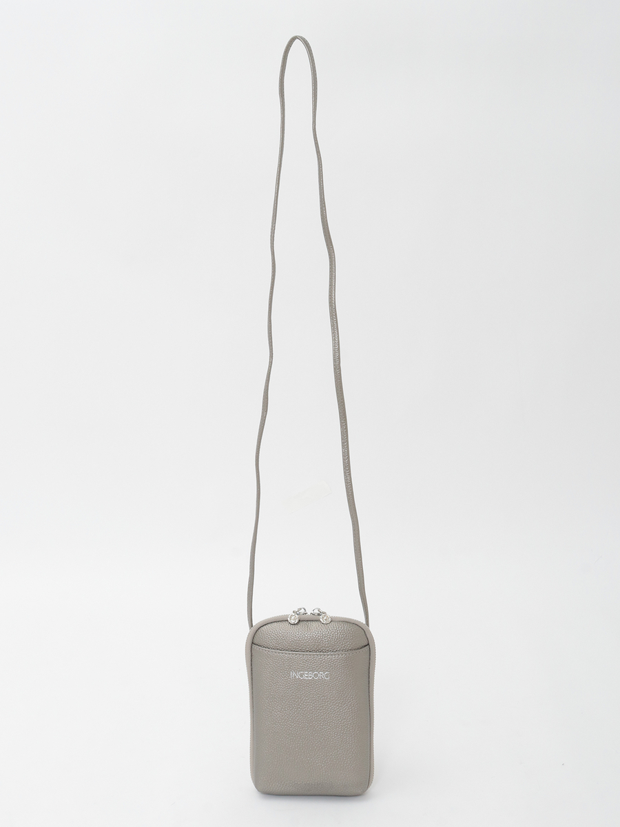 レザースマホショルダー 詳細画像 シルバー 1