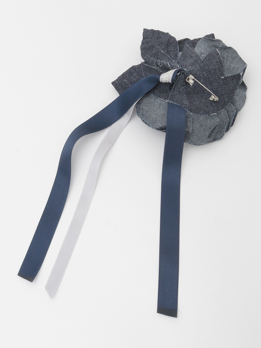 デニムローズコサージュ 詳細画像 インディゴ 2