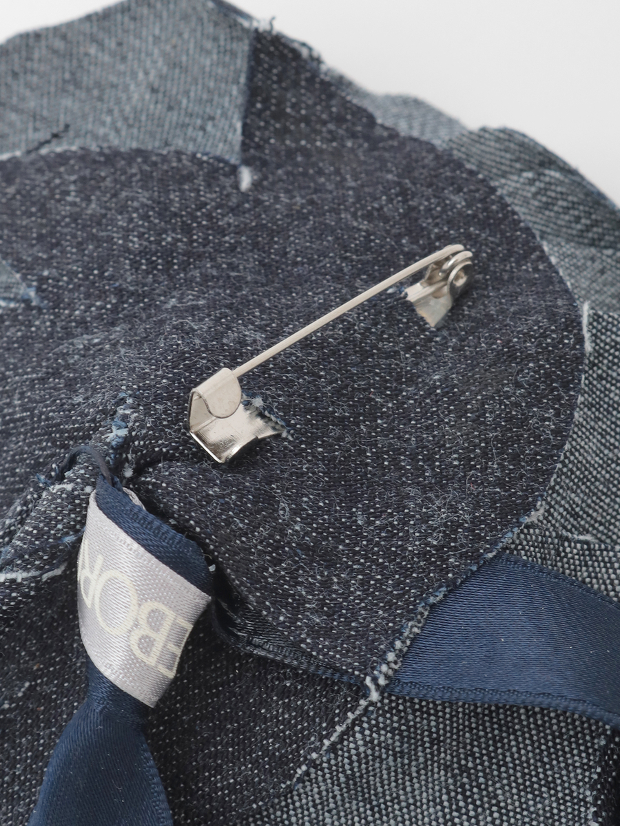 デニムローズコサージュ 詳細画像 インディゴ 4