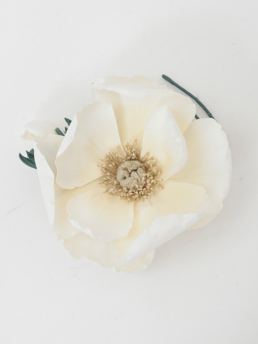 アネモネコサージュ 詳細画像 シロ 1