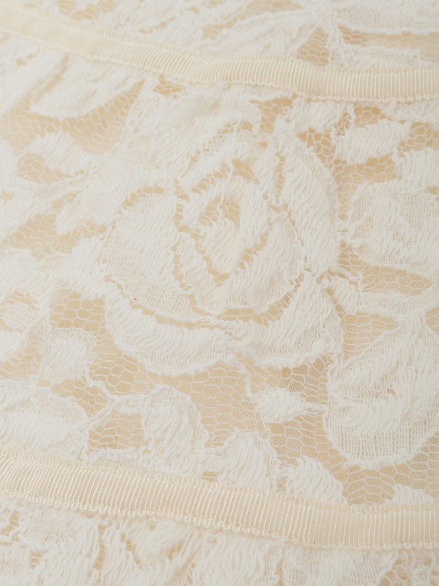 フラワーレースフリルストール 詳細画像 クロ 5