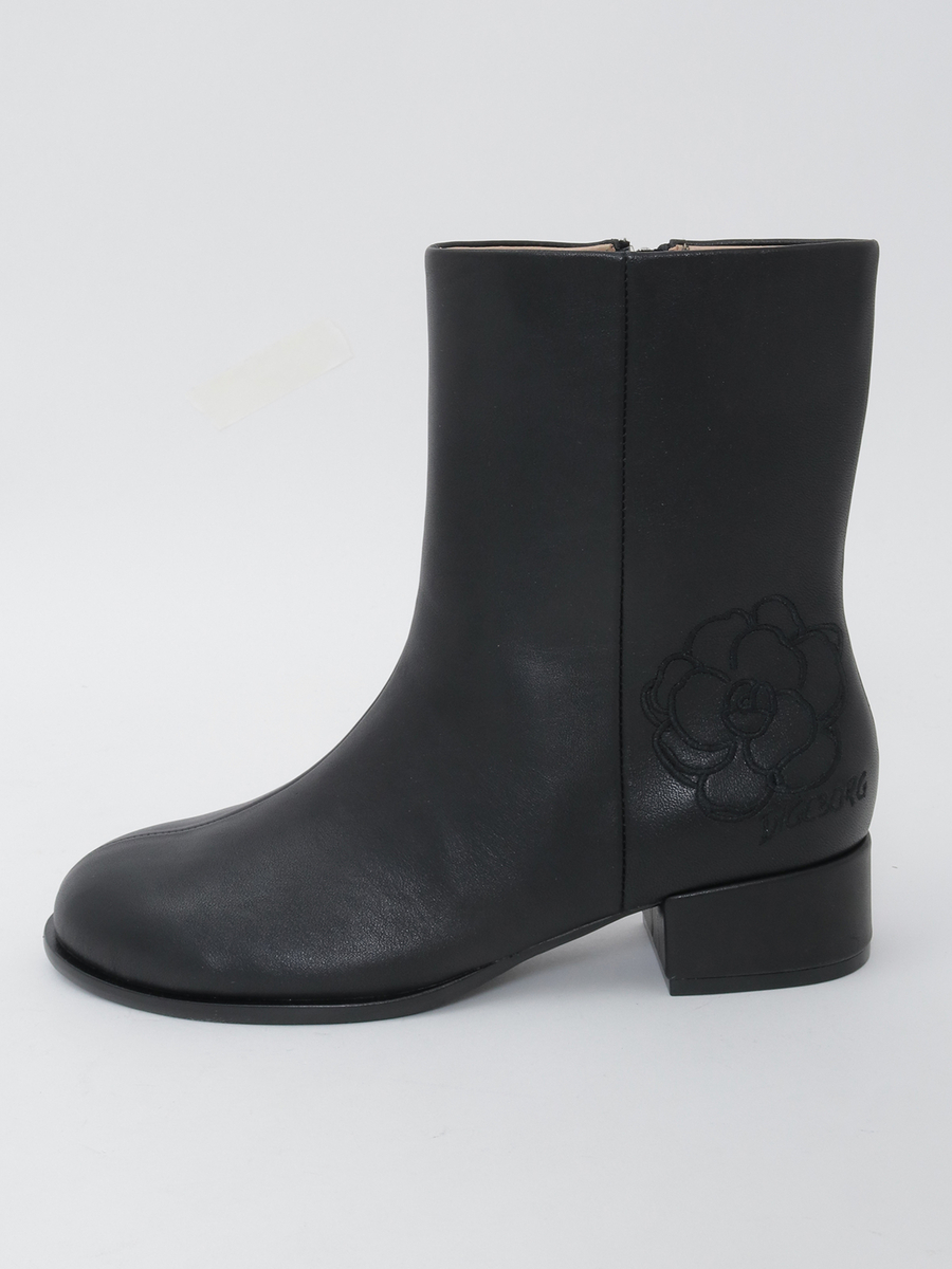 レザーブーツ 詳細画像 クロ 3