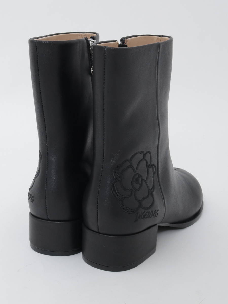 レザーブーツ 詳細画像 クロ 4