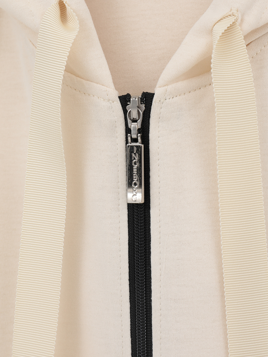 ローズ刺繍使いカットソーパーカー 詳細画像 キナリ 7