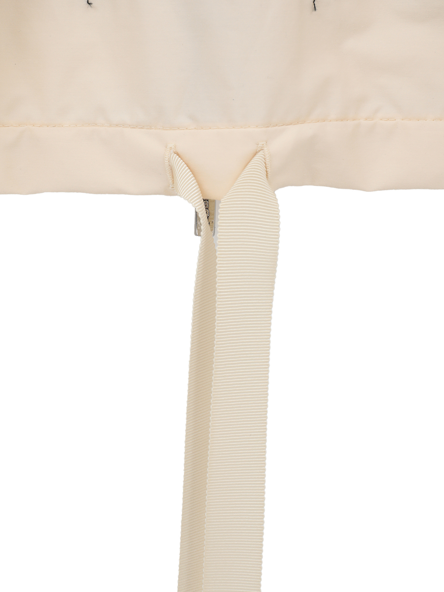 ローズ刺繍使いカットソーパーカー 詳細画像 キナリ 9