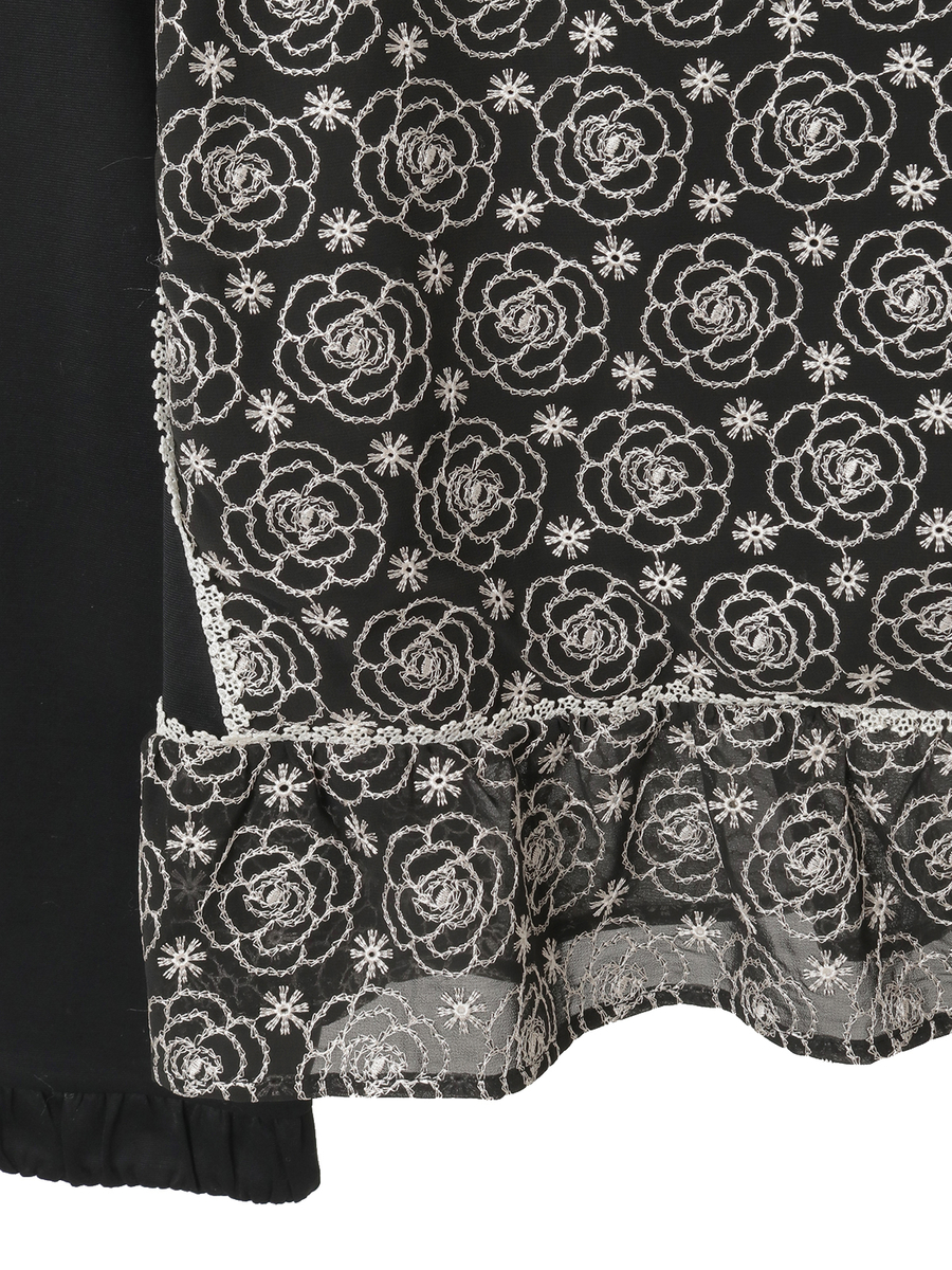 カメリアシフォンレース使いカットソー 詳細画像 ピンク 5