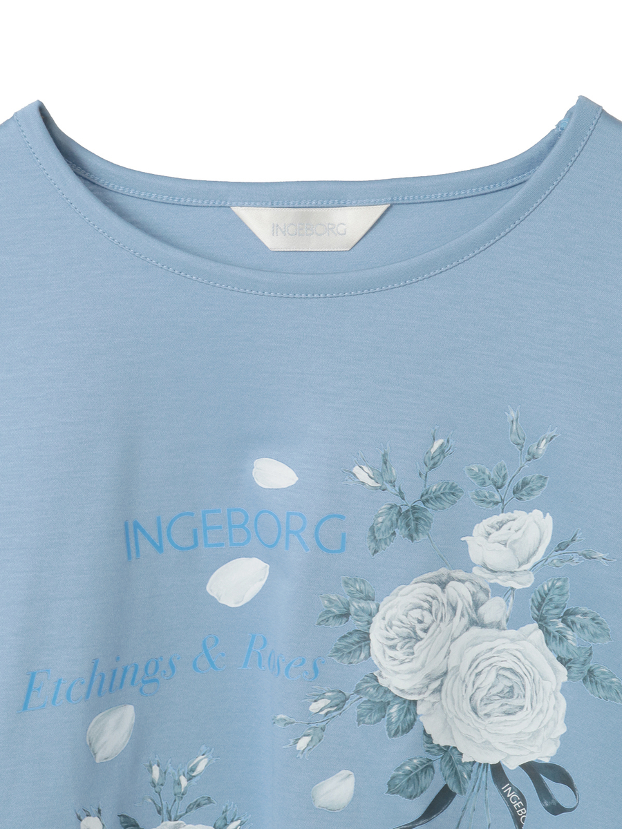 エッチングローズワンポイントpt.カットソー 詳細画像 ローズ 3