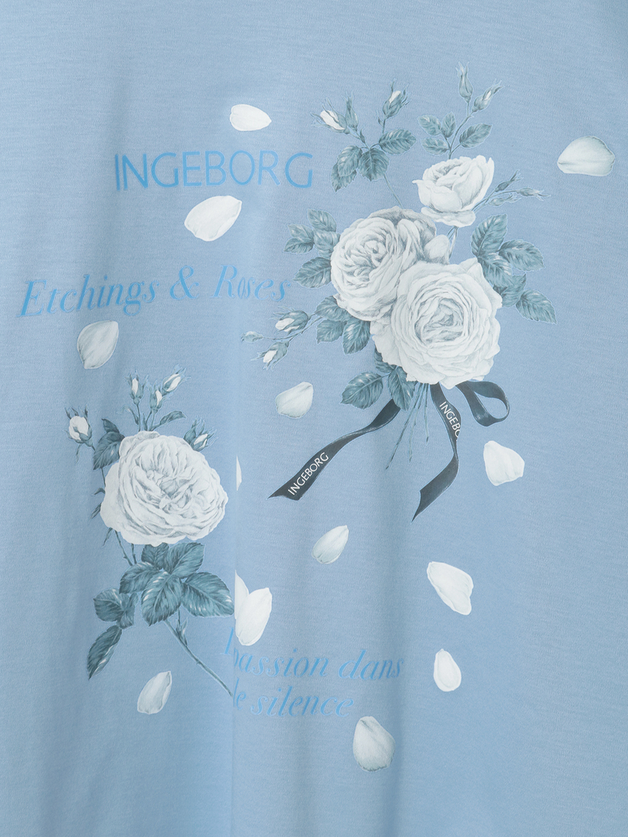 エッチングローズワンポイントpt.カットソー 詳細画像 ローズ 6