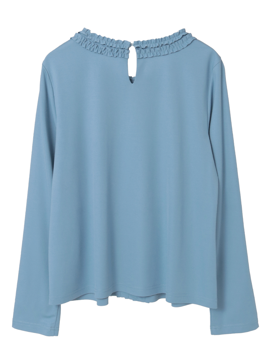 フリル使いリボンアクセントカットソー 詳細画像 ローズ 2